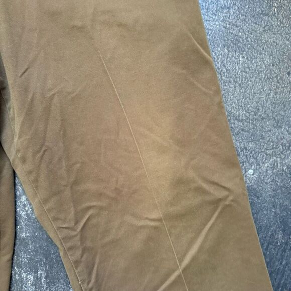 Dockers Brown Men’s Flat Front Pants Size 38x34 Relaxed Fit Cotton Blend - Picture 2 of 16